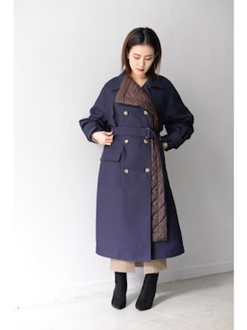 「NAIFE（ナイフ）のアイテム」を使った、mariさん（レディース・154cm）の秋コーディネート