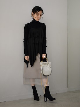 「LOKITHO（ロキト）のアイテム」を使った、mariさん（レディース・154cm）の秋コーディネート