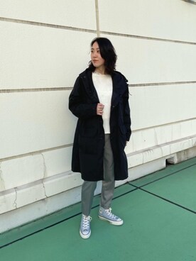 Tanuma Lisaさん(レディース・165cm)の冬コーディネート