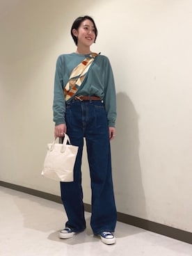 Tanuma Lisaさん（レディース・165cm）の冬コーディネート