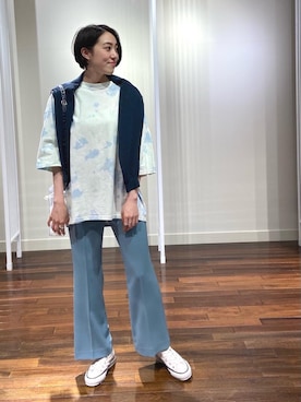 Tanuma Lisaさん（レディース・165cm）の春コーディネート