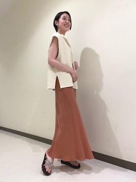 Tanuma Lisaさん(レディース・165cm)の夏コーディネート