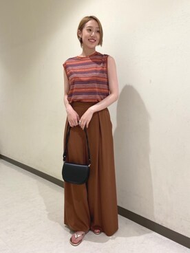 Tanuma Lisaさん(レディース・165cm)の夏コーディネート