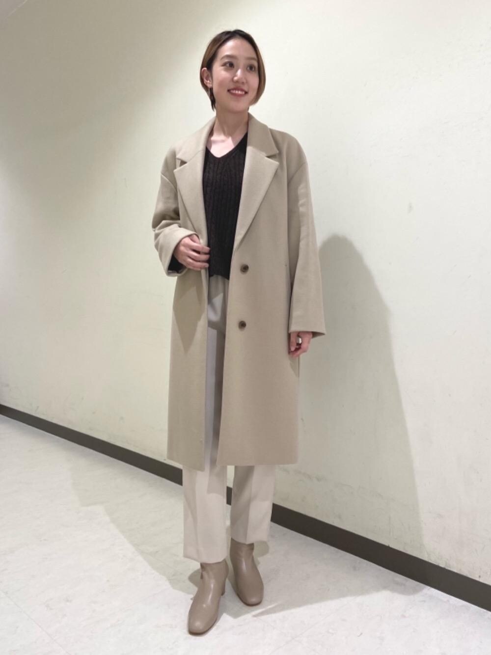 c BY HAMILTON WOOL MIX ドロップショルダーテーラーコート BEAUTY&YOUTH UNITED ARROWS（ビューティーアンドユース