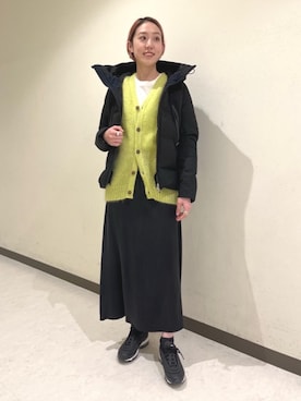 「DESCENTE ALLTERRAIN（デサント　オルテライン）のアイテム（ジャケット/アウター）」を使った、Tanuma Lisaさん（レディース・165cm）の冬コーディネート