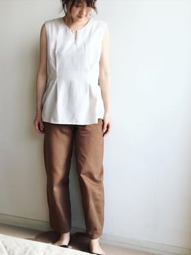 「Bou Jeloud（ブージュルード）のアイテム（アクセサリー）」を使った、こっつんこーでさん（レディース・161cm）の秋コーディネート