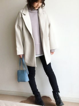 「LAURA DI MAGGIO（ローラディマッジオ）のアイテム」を使った、こっつんこーでさん（レディース・161cm）の冬コーディネート
