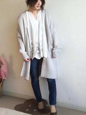 こっつんこーでさん(レディース・161cm)の春コーディネート