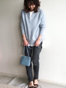 「LAURA DI MAGGIO（ローラディマッジオ）のアイテム」を使った、こっつんこーでさん（レディース・161cm）の春コーディネート