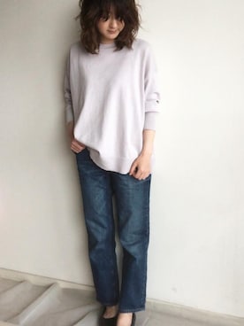 「シャーベットカラー」｜こっつんこーでさん（レディース・161cm）の春コーディネート