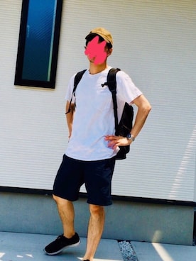 「GOGOSING（ゴゴシング）のアイテム（帽子）」を使った、CoyaVi.1さん（メンズ・170cm）の夏コーディネート