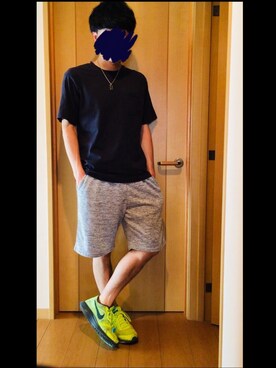 「temptation（テンプテーション）のアイテム（パンツ）」を使った、CoyaVi.1さん（メンズ・170cm）の夏コーディネート