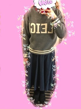 「RCWB（アールシーダブリュービー）のアイテム」を使った、りえさん（レディース・168cm）の冬コーディネート