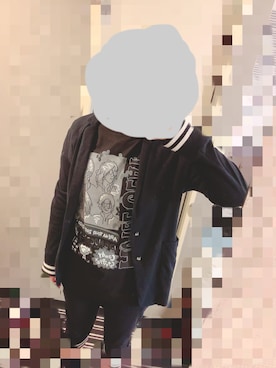 「グッズTシャツ」｜りえさん（レディース・168cm）の秋コーディネート