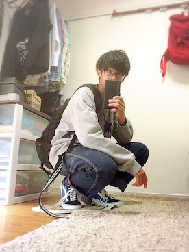 「花見」｜「アイテム（腕時計）」を使った、.toshiki.さん（メンズ・169cm）の春コーディネート