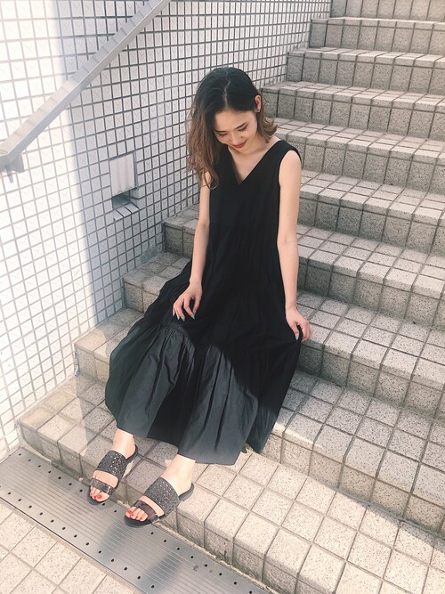 Evris 心斎橋opa彩葵さんのワンピースを使ったコーディネート Zozotown