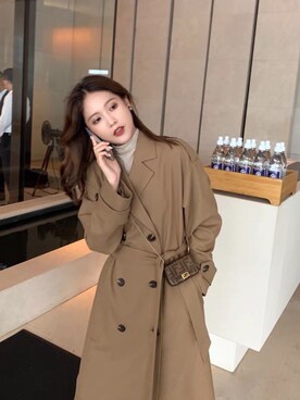 「autumn look」｜「アイテム（ジャケット/アウター）」を使った、废话真多废话真多さん（レディース・160cm）の秋コーディネート