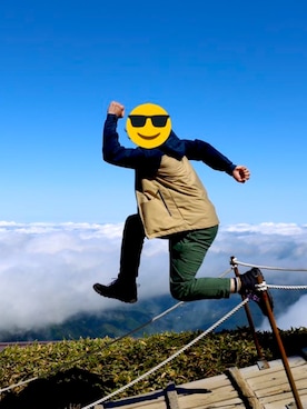 「KEEN（キーン）のアイテム（その他シューズ）」を使った、ウホっさん（メンズ・170cm）の冬コーディネート