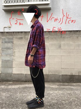 亡骸のピーナッツ(備忘録)さん（メンズ・167cm）の夏コーディネート