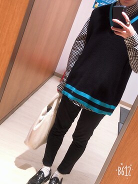 「LASSU&FRISS（ラスアンドフリス）の[ベーシックデザイン] ビットローファー（ローファー）」を使った、亡骸のピーナッツ(備忘録)さん（メンズ・170cm）の冬コーディネート