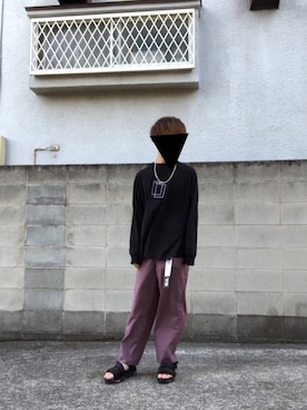 亡骸のピーナッツ(備忘録)さん（メンズ・170cm）の春コーディネート