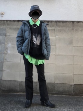 亡骸のピーナッツ(備忘録)さん（メンズ・170cm）の冬コーディネート