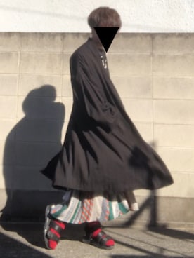 「HARE（ハレ）のアイテム（その他アウター）」を使った、亡骸のピーナッツ(備忘録)さん（メンズ・170cm）の春コーディネート