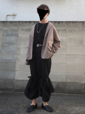「FREAK'S STORE（フリークスストア）のアイテム（テーラードジャケット）」を使った、亡骸のピーナッツ(備忘録)さん（メンズ・170cm）の春コーディネート