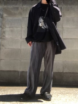 亡骸のピーナッツ(備忘録)さん（メンズ・170cm）の春コーディネート