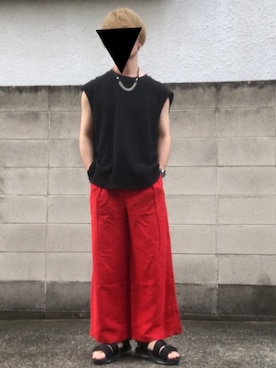 亡骸のピーナッツ(備忘録)さん（メンズ・170cm）の春コーディネート