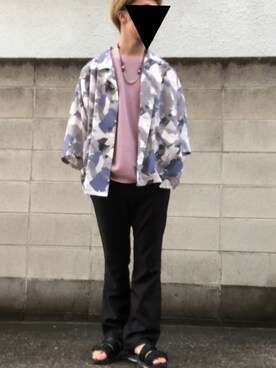 亡骸のピーナッツ(備忘録)さん（メンズ・170cm）の春コーディネート