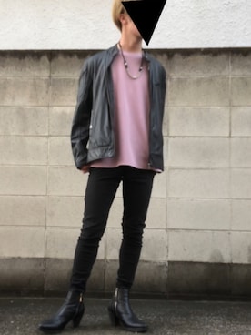 亡骸のピーナッツ(備忘録)さん（メンズ・170cm）の春コーディネート