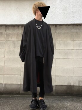 「HARE（ハレ）のアイテム（その他アウター）」を使った、亡骸のピーナッツ(備忘録)さん（メンズ・170cm）の春コーディネート