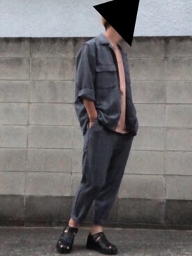 亡骸のピーナッツ(備忘録)さん（メンズ・170cm）の夏コーディネート