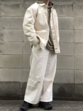 「春めきシューズ」｜「アイテム（その他アウター）」を使った、亡骸のピーナッツ(備忘録)さん（メンズ・170cm）の春コーディネート