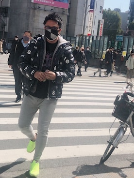 「DSQUARED2（ディースクエアード）のアイテム（デニムジャケット）」を使った、yohさん（メンズ・184cm）の夏コーディネート