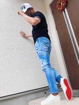 yohさん（メンズ・184cm）の夏コーディネート