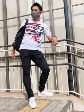 yohさん（メンズ・184cm）の夏コーディネート