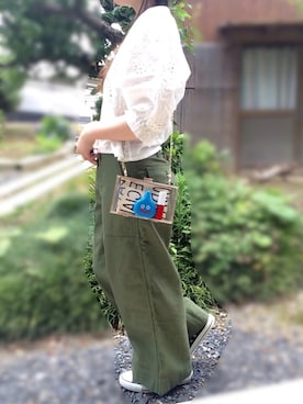 「CIBONE（シボネ）のアイテム（バッグ）」を使った、☆kiraky☆さん（レディース・156cm）の夏コーディネート