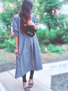 「アイテム（レッグウォーマー、ブラック系）」を使った、☆kiraky☆さん（レディース・156cm）の秋コーディネート