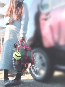 「WWT（ダブリュダブリュティ）のアイテム（財布/小物）」を使った、☆kiraky☆さん（レディース・157cm）の冬コーディネート