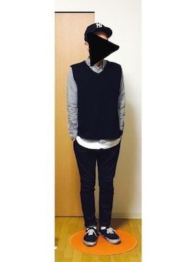 スーさん（メンズ・173cm）の春コーディネート