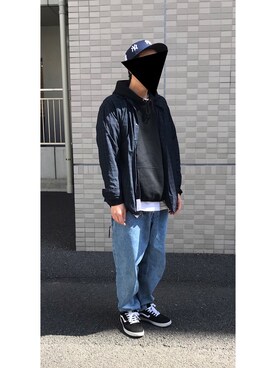 「ブラックウォッチ」｜「アイテム（キャップ）」を使った、スーさん（メンズ・173cm）の春コーディネート