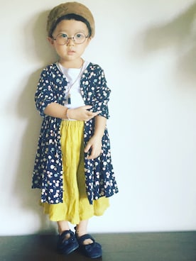 *𝙰𝙽𝚂_𝙼𝙴*さん（キッズ・90cm）の秋コーディネート