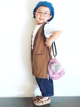 *𝙰𝙽𝚂_𝙼𝙴*さん（キッズ・90cm）の秋コーディネート