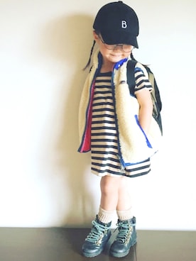 *𝙰𝙽𝚂_𝙼𝙴*さん（キッズ・90cm）の秋コーディネート