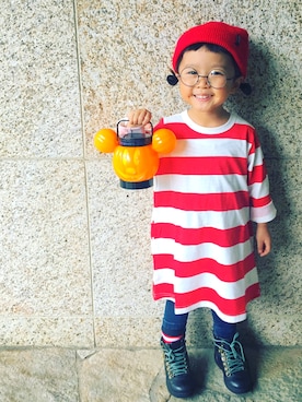 *𝙰𝙽𝚂_𝙼𝙴*さん（キッズ・90cm）の秋コーディネート