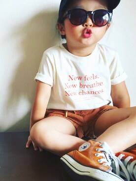 *𝙰𝙽𝚂_𝙼𝙴*さん（キッズ・100cm）の夏コーディネート