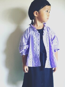 *𝙰𝙽𝚂_𝙼𝙴*さん（キッズ・100cm）の秋コーディネート