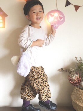 「オシャレパッソ」｜*𝙰𝙽𝚂_𝙼𝙴*さん（キッズ・100cm）の秋コーディネート